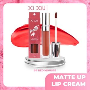 XI XIU - MATTE UP LIP CREAM RED MOUSSE 06, 5G