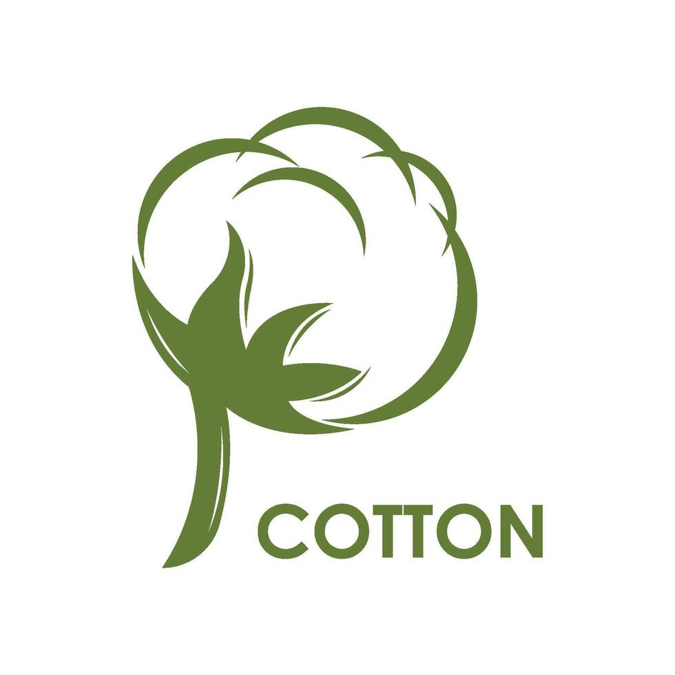 cotton-logo-template-flat-design-vector