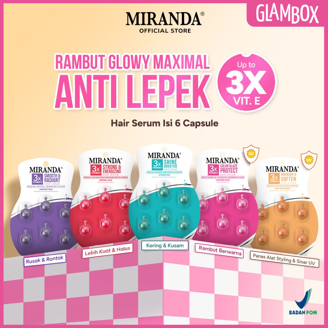Miranda Hair Serum Capsule 6x1ml 3x Vitamin E